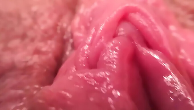 Wet And Wild: Close-Up Of A Teen'S Tight Pussy