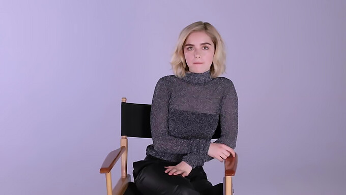 Watch Kiernan Shipka'S Cute Jerk-Off Challenge