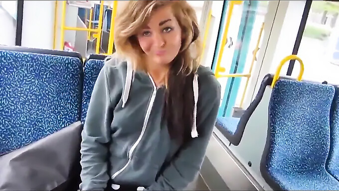 Naive Girl Masturbates In Public