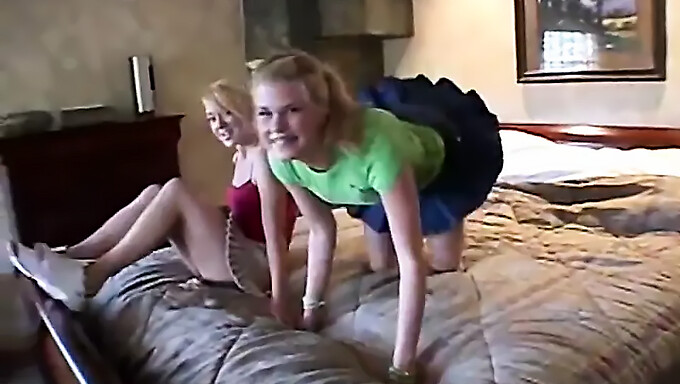 Hot And Heavy: Teen Lesbians Get Down And Dirty