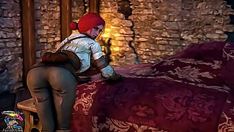 Porno De Jeu En 3d: L'Aventure Hivernale De Triss